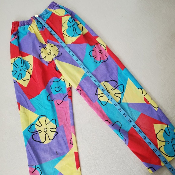 Vintage Fun Floral Pants kids 8/10 - Picture 7 of 11